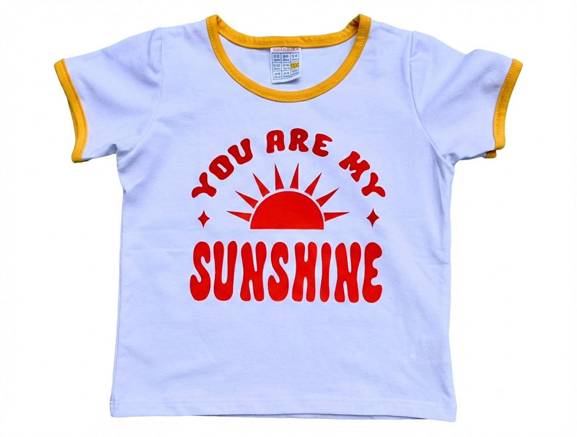 Camiseta infantil algodón orgánico “You Are My Sunshine”