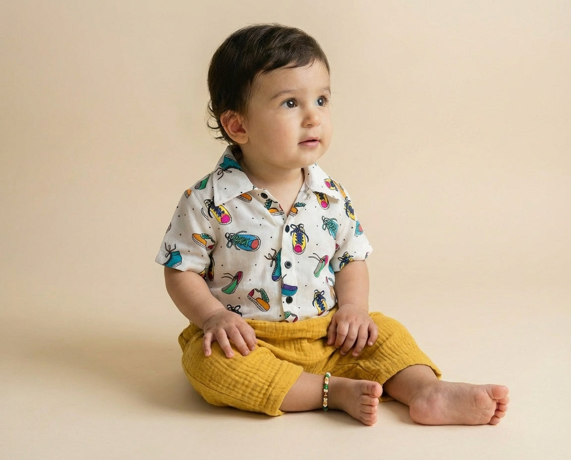 Camisa infantil algodón-viscosa Bambas