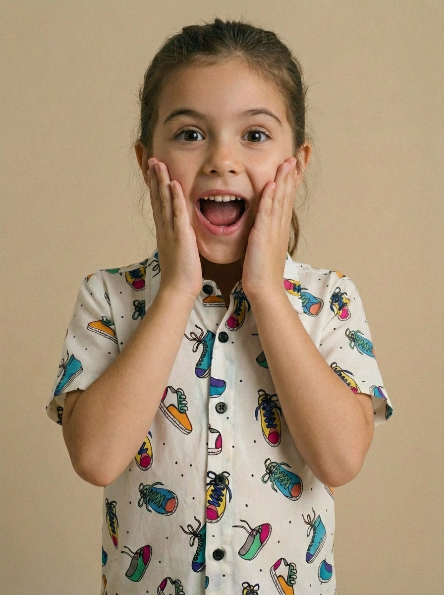 Camisa infantil algodón-viscosa Bambas