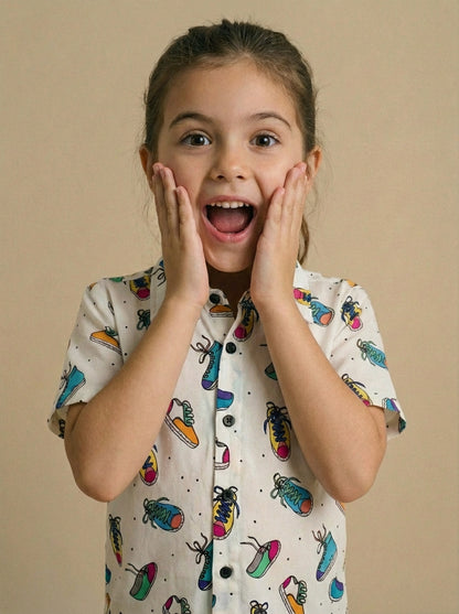 Camisa infantil algodón-viscosa Bambas