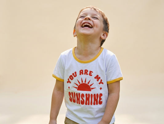 Camiseta infantil algodón orgánico  “You Are My Sunshine”