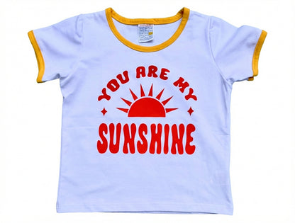 Camiseta infantil algodón orgánico  “You Are My Sunshine”