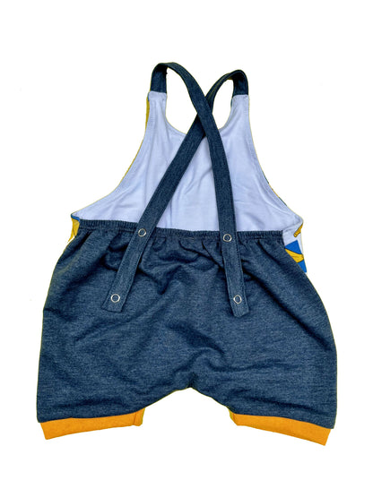 Peto bebé de algodón orgánico Platanos